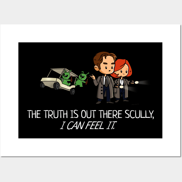 The Truth Is Out There Scully Wall Art by NerdShizzle
